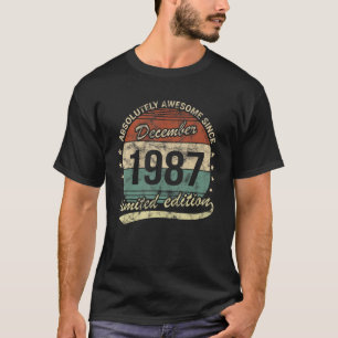 Absolut Phantastisch seit Dezember 1987 Mann Frau T-Shirt