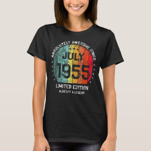 Absolut Phantastisch seit Juli 1955 männliche Frau T-Shirt