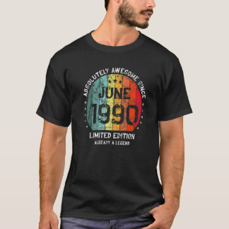 Absolut Phantastisch seit Juni 1990 Männchen T-Shirt