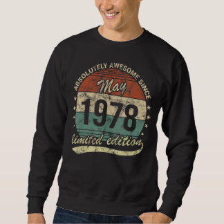 Absolut Phantastisch seit Mai 1978 Sweatshirt