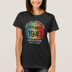 Absolut Phantastisch seit November 1941 Mann Frau T-Shirt