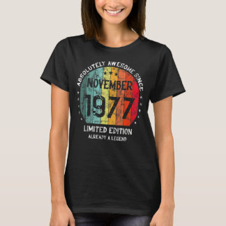 Absolut Phantastisch seit November 1977 Mann Frau  T-Shirt