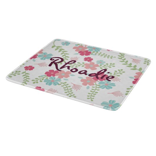 Absolut schöne Landflora Schneidebrett (Ecke)