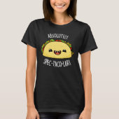 Absolut Spec-Taco-Lar Funny Taco Pun Dark BG T-Shirt (Vorderseite)
