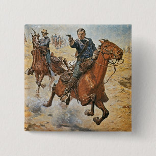 Absolut Sure: ein US-Kavallerie-Soldat in den Button