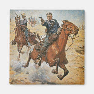 Absolut Sure: ein US-Kavallerie-Soldat in den Magnet