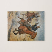 Absolut Sure: ein US-Kavallerie-Soldat in den Puzzle (Horizontal)