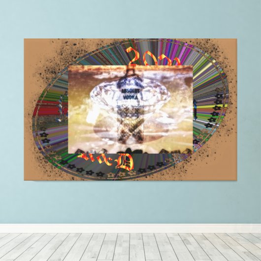 Absolut Vodka Leinwanddruck (Insitu (Holzboden))