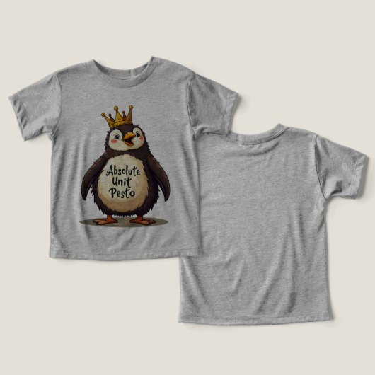 Absolute Einheit Pesto - The King Penguin (Design Vorderseite & Rückseite)