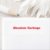 Absolute Garbage Labels (Insitu)
