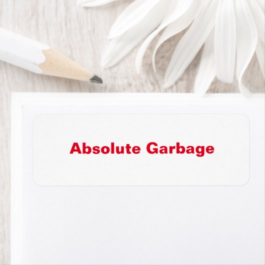 Absolute Garbage Labels (Insitu)