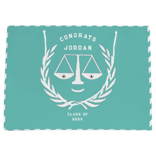 Absolute Jurastudentin Große Geschenktüte (Vorderseite)