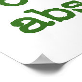 Absolute Korruption durch Power - Korruptionsbekäm Poster (Ecke)