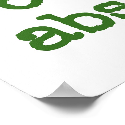 Absolute Korruption durch Power - Korruptionsbekäm Poster (Ecke)