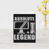 Absolute Legend Funny Video Game Player Quote PC G Karte (Gelbe Blume)