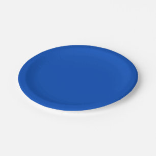 Absolute Null (feste Farbe) Pappteller
