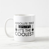 Absolute Null ist das Coolste Kaffeetasse (Links)