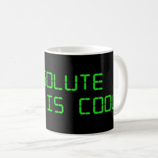 Absolute Null Kaffeetasse (VorderseiteRechts)