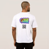 Absolute Null-T - Shirt mit QR-Code (Schwarz voll)
