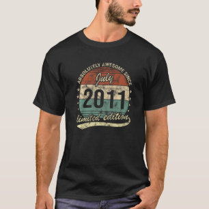 Absolutely Awesome Since July 2011 Boy Or Girl Bir T-Shirt