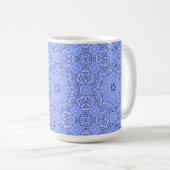 Absolutely Gorgeous Liquid Art Mandala Pattern Kaffeetasse (VorderseiteRechts)