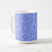 Absolutely Gorgeous Liquid Art Mandala Pattern Kaffeetasse (Vorderseite Links)