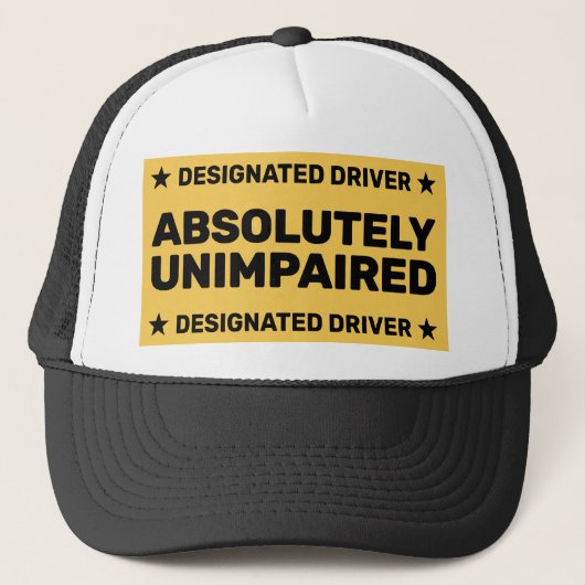 Absolutely Unimpaired™ Trucker-Mütze Truckerkappe (Vorderseite)