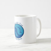 Absolutes Blau - Tasse (VorderseiteRechts)