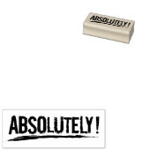 ABSOLUTIV fett formatiertes Sprichwort Gummistempel (Stempel)