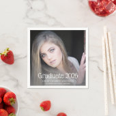 Absolvent 2020 handschriftlich | FOTO ABSCHLUSS Serviette (Beispiel)