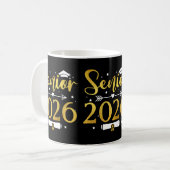 Absolvent 2026 Abschlussklasse 2026 Absolventin Kaffeetasse (Vorderseite Links)