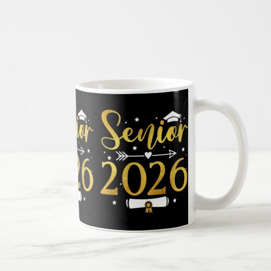 Absolvent 2026 Abschlussklasse 2026 Absolventin Kaffeetasse (Rechts)