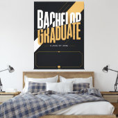 Absolvent 2026 Individueller Name Leinwand (Insitu (Schlafzimmer))