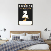 Absolvent 2026 Maßgeschneiderter Name Design Leinwanddruck (Insitu (Schlafzimmer))