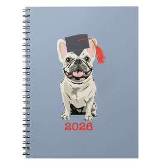Absolvent 2026, süßer Hund Notizblock