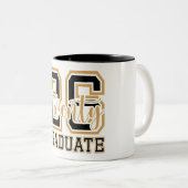 Absolvent 2026 zweifarbige tasse (VorderseiteRechts)