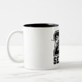 Absolvent 2026 zweifarbige tasse (Links)