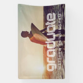 Absolvent 20XX Retro Cool einfaches Jahr Banner (Vertikal)