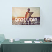 Absolvent 20XX Retro Cool einfaches Jahr Banner (Messe)