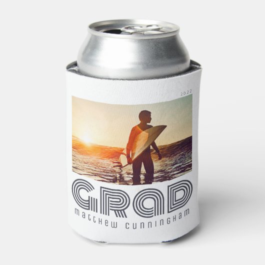 Absolvent 20XX Retro Cool einfaches Jahr Dosenkühler (Kanne Vorderseite)