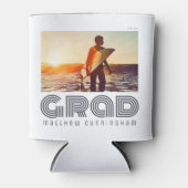 Absolvent 20XX Retro Cool einfaches Jahr Dosenkühler (Vorderseite)