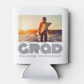 Absolvent 20XX Retro Cool einfaches Jahr Dosenkühler (Rückseite)