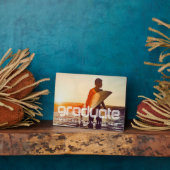 Absolvent 20XX Retro Cool einfaches Jahr Fotoplatte (Seite)