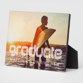 Absolvent 20XX Retro Cool einfaches Jahr Fotoplatte (Seite)