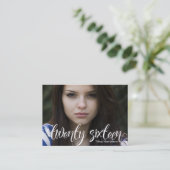 Absolvent 266 Bleibe in Touch Personal Card Telefonnummerkarte (Stehend Vorderseite)