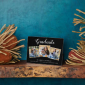 Absolvent 3 Foto Name School Abschluss Fotoplatte (Seite)