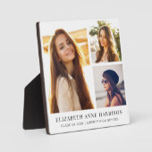 Absolvent 3 FotoCollage Fotoplatte (Vorderseite)