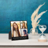 Absolvent 3 FotoCollage Schwarz Fotoplatte (InSitu)