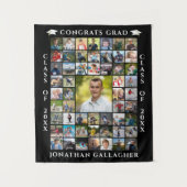 Absolvent 55 Fotocollage Herzlichen Glückwunsch zu Wandteppich (Vorderseite)