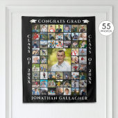 Absolvent 55 Fotocollage Herzlichen Glückwunsch zu Wandteppich